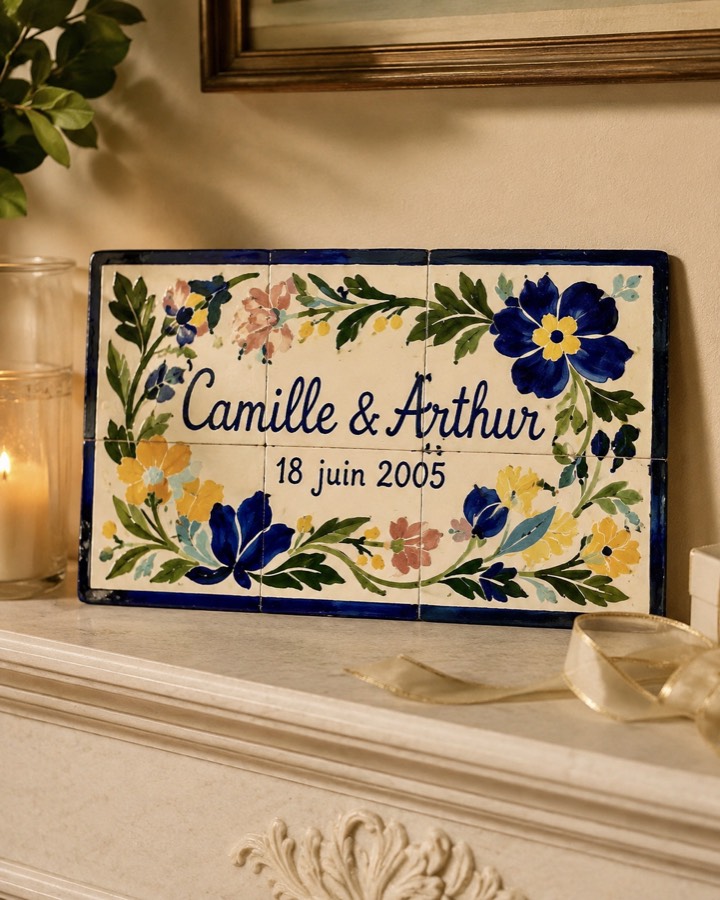 Cadeau de noces de faïence, 9 ans de mariage, vue 3