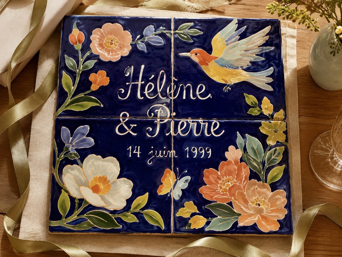 Cadeau de noces de faïence, 9 ans de mariage