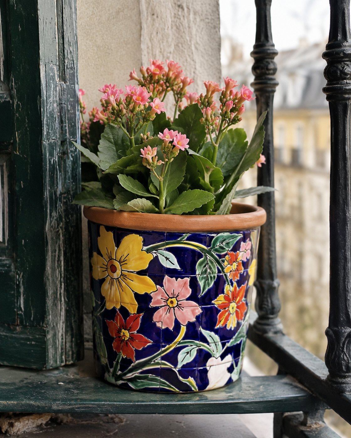 Jardinière en céramique en céramique émaillée à la main, vue 2 sur 3