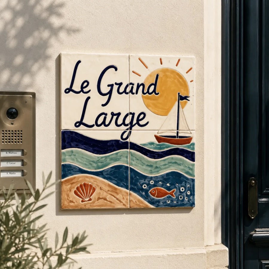 Numéro et nom, grand format, vue 2
