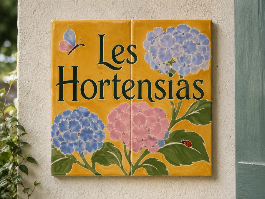 Plaque de copropriété ou de résidence, vue 2